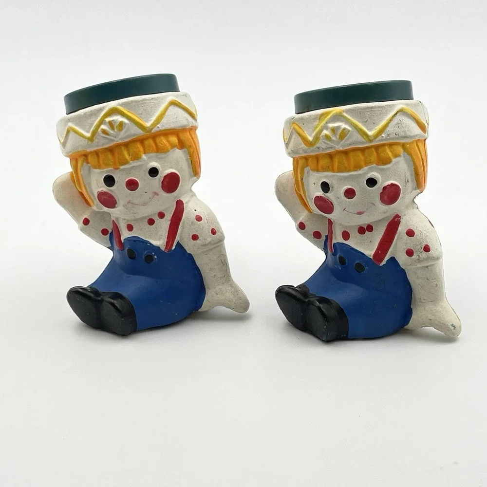 Vintage Andy‎ Style Salt And Pepper Shakers Japan Raggedy Ann Inspired 1950s